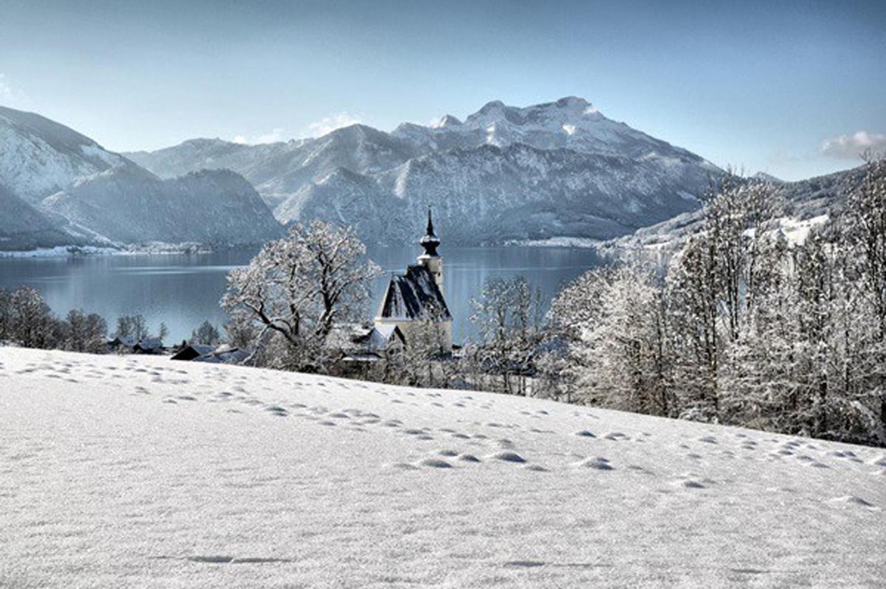 Fewo Atterseeperle - 80M2 Mit See- Und Gebirgsblick Steinbach am Attersee Exterior photo