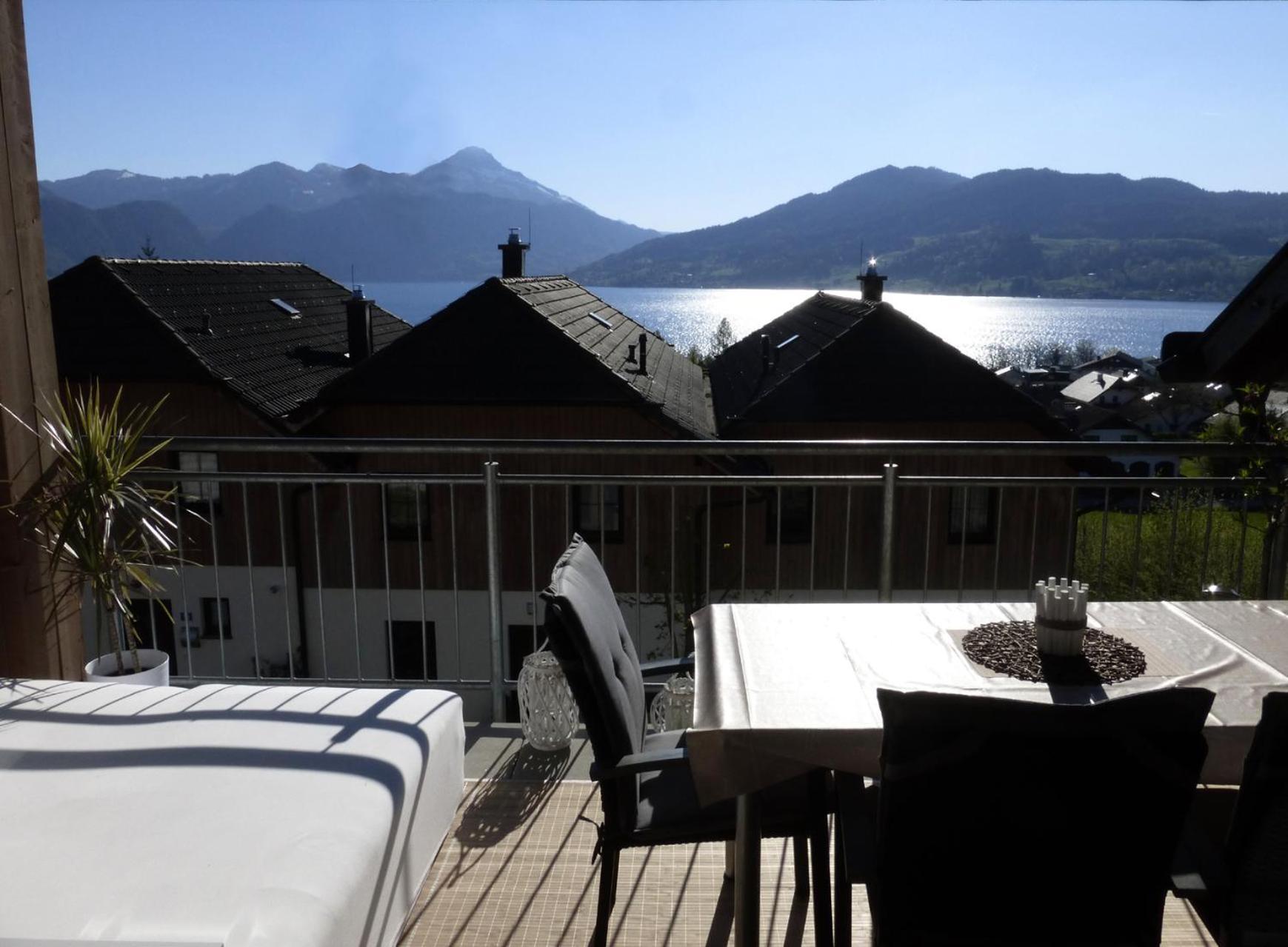 Fewo Atterseeperle - 80M2 Mit See- Und Gebirgsblick Steinbach am Attersee Exterior photo